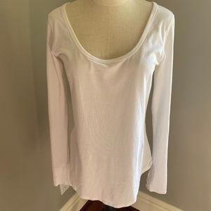 Lululemon L/S White Scoop Shirt - White Size 8-10 (3 for $25 Promo)